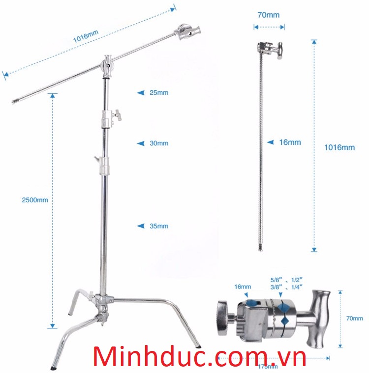 Chân đèn Kupo CT30MK 2IN1 Pro